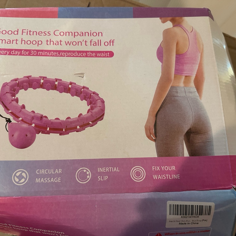 Pink Smart Fitness hula Hoop